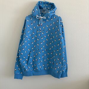 Nike Hello Kitty Hoodie Blue Men’s Large DR5515-412 Excellent Condition